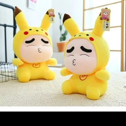 gấu bông shin giả pikachu 27cm