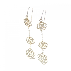 K14YG/K10YG Bông tai hồng - Hàng hiệu Authentic 869294