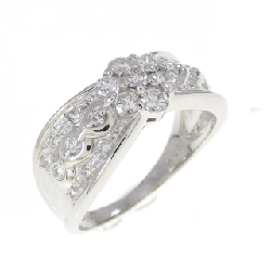 Nhẫn kim cương hoa PT900 0.50CT - Hàng hiệu Authentic