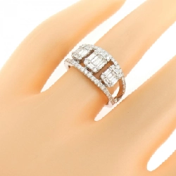 Nhẫn kim cương K18WG 1.009CT - Hàng hiệu Authentic 853113