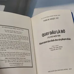 Quay Đầu Là Bờ - Hành Trình Tâm Linh Cho Các Phạm Nhân - Thích Nhật Từ 776115