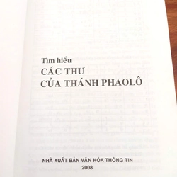 Tìm Hiểu Các Thư Của Thánh Phaolô 332772