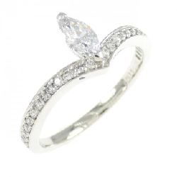 Nhẫn kim cương PT900 0.315CT D IF cắt Marquise - Hàng hiệu Authentic