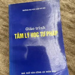 Tâm lý học tư pháp -315 trang 