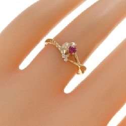 Nhẫn Ruby K18YG 0.10CT - Hàng hiệu Chính hãng 855695