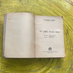 COMBO TỪ ĐIỂN TOÁN HỌC & TỪ ĐIỂN TOÁN HỌC ANH - VIỆT bản 1976-1977 753999