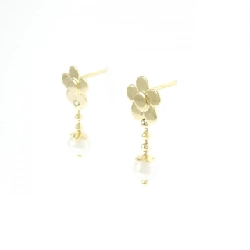 Bông tai hoa ngọc trai nước ngọt 750YG/K18YG - Hàng hiệu Authentic 869945