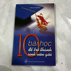 10 bài học để trở thành sinh viên giỏi