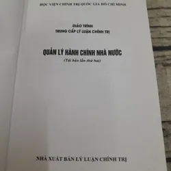 Giáo trình trung cấp chính trị- Quản lý hành chính Nhà nước. Học viện chính trị QGTPHCM 570942
