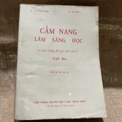 Cẩm nang lâm sàng học  - FATTORUSSO & O. RITTER - tập 3