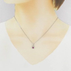 Dây chuyền ruby PT900/PT850 0.33CT - Hàng hiệu Authentic 856670