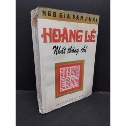 Hoàng Lê nhất thống chí Ngô Gia Văn Phái mới 60% ẩm, ố, bẩn bìa, tróc gáy, bị mọt 1999 HCM.ASB3010