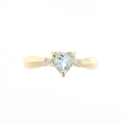 Nhẫn Aquamarine Hình Trái Tim K18YG - Hàng hiệu Chính hãng 850614