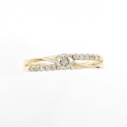 Nhẫn kim cương K18YG 0.16CT 669187