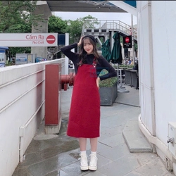 Váy yếm đỏ Jamila 454285