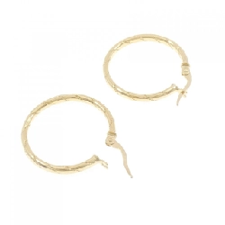 Bông tai hoop 750YG - Hàng hiệu Authentic 871039