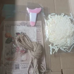 Combo Gói Quà Gồm Dây Gai, Rơm Lót, Sticker Trang Trí, Tặng kèm Hộp và dụng cụ kẻ mắt 791092