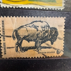 ⛏️ Tem Wildlife Conservation 1970 – Bò rừng Bison - Tem bưu chính - tem sưu tầm - tem xưa  493486