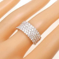 Nhẫn kim cương Pavé K18PG 2.10CT - Hàng hiệu Chính hãng 850302