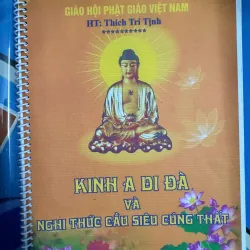 sách KINH A DI ĐÀ VÀ NGHI THỨC CẦU SIÊU CÚNG THẤT - HT THÍCH TRÍ TỊNH 30K