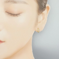 K18YG Bông tai kim cương 0.10CT - Hàng hiệu Chính hãng 871997