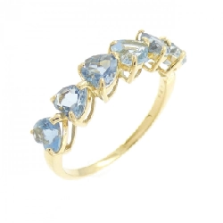 Nhẫn Aquamarine K18YG 1.20CT