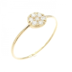 Nhẫn kim cương K18YG 0.10CT - Hàng hiệu Chính hãng