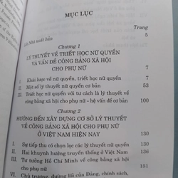 TRIẾT HỌC NỮ QUYỀN LÝ THUYẾT TRIẾT HỌC VỀ CÔNG BẰNG XÃ HỘI CHO PHỤ NỮ - NGUYỄN THỊ NGA 530308
