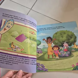 Sách Tiếng Anh Cho Trẻ Em Dora và à l’école - Albin Michel mới 90% 630274