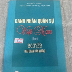 DOANH NHÂN QUÂN SỰ VIỆT NAM THỜI NGUYỄN GIAI ĐOẠN CẦN VƯƠNG 