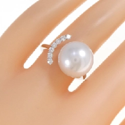 Nhẫn ngọc trai trắng 750WG 11.7mm 668223