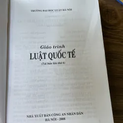 Giáo trình luật quốc tế - sách luật Việt Nam , Khổ lớn  968719