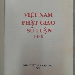 VIỆT NAM PHẬT GIÁO SỬ LUẬN (TẬP I,II,III) 382878