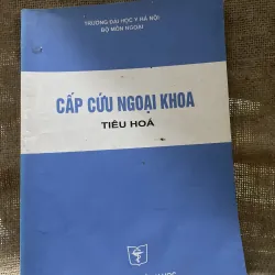 Cấp cứu ngoại khoa tiêu hóa - 200 trang khổ lớn 