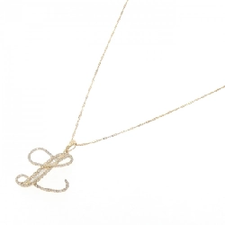 K18YG Chữ cái L Dây chuyền kim cương 0.50CT - Hàng hiệu Chính hãng 858983