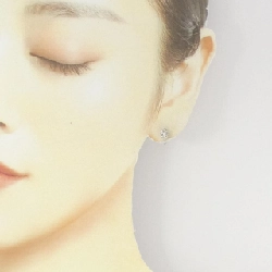 K14WG Bông tai hình cỏ - Hàng hiệu Authentic 866369