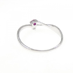 Nhẫn Ruby K14WG 667462