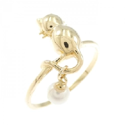 Nhẫn ngọc trai Akoya K18YG 4.1mm