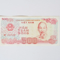 Tờ tiền 500 đồng xưa (HF 2157150)