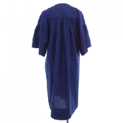 Đầm ngắn Bohemian HERMES bằng vải gạc 5E0570DB 648622