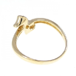 Nhẫn kim cương K18YG hình ruy băng 0.006CT 669329