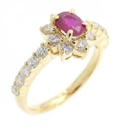 Nhẫn ruby K18YG 0.39CT