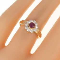 Nhẫn Ruby K18YG 0.22CT 671235