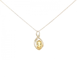 K18YG Mặt dây chuyền Citrine - Hàng hiệu Chính hãng