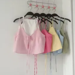 Áo 2 dây rosa cami màu vàng free size ( lưu ý đây chỉ là áo 2 dây ko bao gồm áo trong 605830