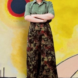 Quần Culottes Nhật họa tiết xinh 11347