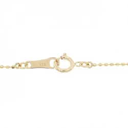 K18YG Chữ cái K Dây chuyền kim cương 0.08CT - Hàng hiệu Chính hãng 858874