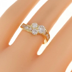 Nhẫn kim cương K18YG 1.00CT 673623