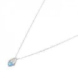 Dây chuyền Blue Topaz PT900/PT850 0.31CT - Hàng hiệu Chính hãng 864501