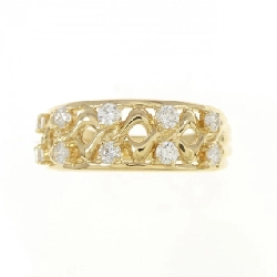 Nhẫn kim cương K18YG 0.36CT 671208